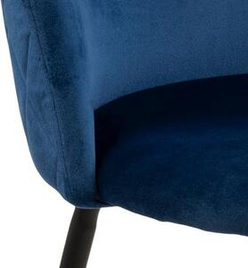 Actona Jídelní židle Louise tmavě modrá
