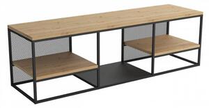 Televizní stolek TONDELA - černý / beton