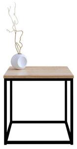Konferenční stolek THADEN 2 - černý / imitace dubu
