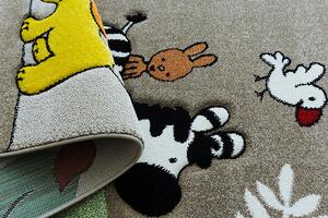 Berfin Dywany Dětský kusový koberec Smart Kids 22310 Beige - 120x170 cm