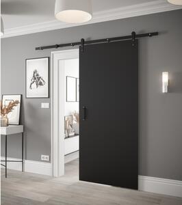 Posuvné dveře s kováním LEONTINA 1 - 90 cm, černé