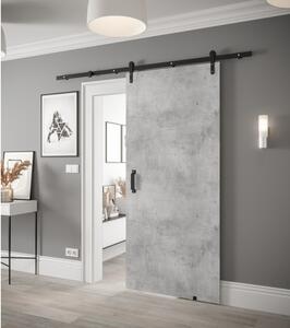 Posuvné dveře s kováním LEONTINA 1 - 90 cm, beton