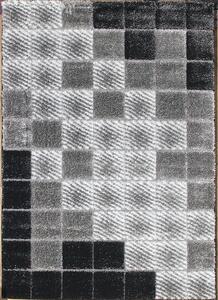 Berfin Dywany Kusový koberec Seher 3D 2615 Black Grey - 140x190 cm