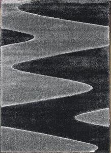 Berfin Dywany Kusový koberec Seher 3D 2652 Black Grey - 140x190 cm