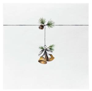 Sögne Home Papírové ubrousky Christmas Bell - 20 ks SGH103