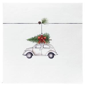Sögne Home Papírové ubrousky Christmas Car - 20 ks SGH104