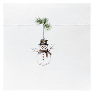 Sögne Home Papírové ubrousky Snowman - 20 ks SGH102