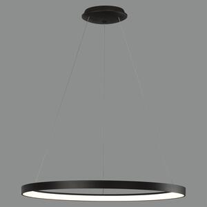 ACB Iluminacion Závěsné LED svítidlo GRACE, 89W, Ø 98 cm, CRI90, CCT switch 2700-4000K Barva: Černá, Stmívání a řízení: ON/OFF