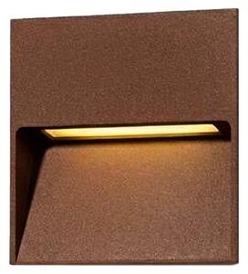 ACB Iluminacion Venkovní zapuštěné nástěnné LED svítidlo NASHIRA 2,2W, 115x115 mm, CRI80, CCT switch 2200-4000K, IP65 Barva: Antracit