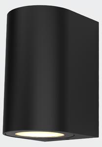 ACB Iluminacion Venkovní nástěnné LED svítidlo NEXO, 4W, v. 10 cm, CRI90, CCT switch 2700-3000K, IP65 Barva: Černá