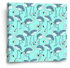 Sablio Obraz Plameňáci - 50x50 cm