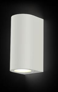 ACB Iluminacion Venkovní nástěnné LED svítidlo NEXO, 2x4W, v. 13 cm, CRI90, CCT switch 2700-3000K, IP65 Barva: Bílá
