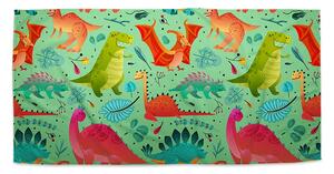 Sablio Ručník Dinosauři v trávě - 30x50 cm
