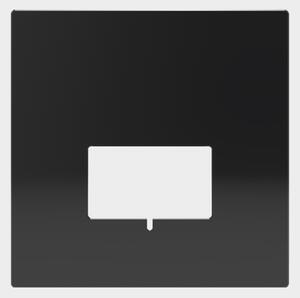ACB Iluminacion Zapuštěné nástěnné svítidlo SIGN Square, 1,5W, 86x86 mm, CRI90, CCT switch 2700-4000K Barva: Černá