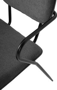 Jídelní židle darne tmavě šedá