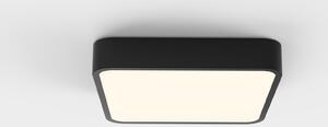 ACB Iluminacion Stropní LED svítidlo TURIN, 18W, 30x30 cm, CRI90, CCT switch 2700-4000K Barva: Černá, Stmívání a řízení: ON/OFF