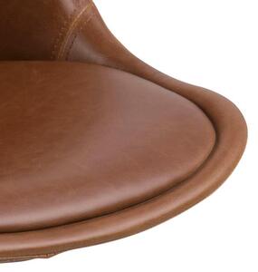 ACTONA Sada 2 ks − Jídelní židle Dima − hnědá 85 × 48,5 × 55 cm
