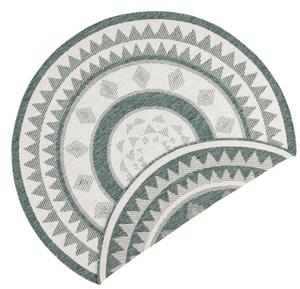 NORTHRUGS - Hanse Home koberce Kusový koberec Twin Supreme 103415 Jamaica green creme - 200x200 (průměr) kruh cm