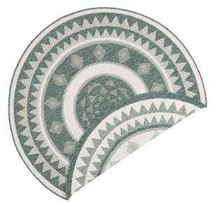 NORTHRUGS - Hanse Home koberce Kusový koberec Twin Supreme 103415 Jamaica green creme ROZMĚR: 200x200 (průměr) kruh