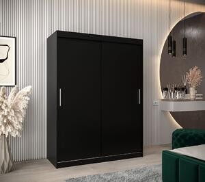 Skříň s posuvnými dveřmi v šířce 150 cm TIMEA - černá