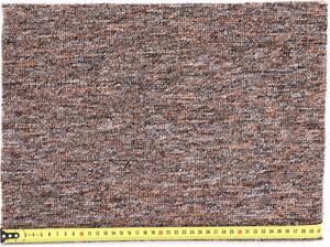 Spoltex koberce Liberec Metrážový koberec Artik / 835 hnědý - Kruh s obšitím cm