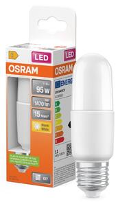 Matná LED žárovka E27 11 W PCR CLASSIC, teplá bílá (E)
