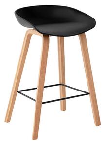 MUZZA Barová židle rieno 66 cm černá