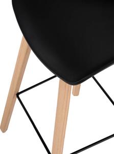 Barová židle rieno 76 cm černá