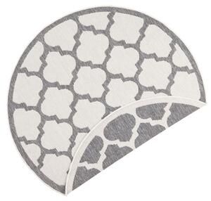 NORTHRUGS - Hanse Home koberce Kusový koberec Twin Supreme 103420 Palermo grey creme - 140x140 (průměr) kruh cm
