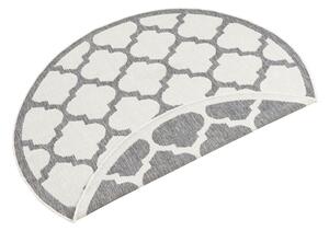NORTHRUGS - Hanse Home koberce Kusový koberec Twin Supreme 103420 Palermo grey creme kruh - 140x140 (průměr) kruh cm