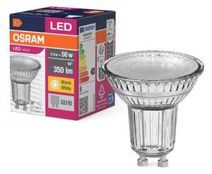 LED bodovka GU10 4,3 W PAR16, teplá bílá, náhrada 50 W