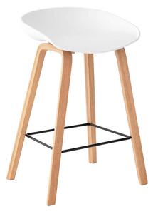MUZZA Barová židle rieno 66 cm bílá