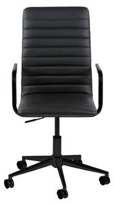 Kancelářská židle Ezio Black / Black metal
