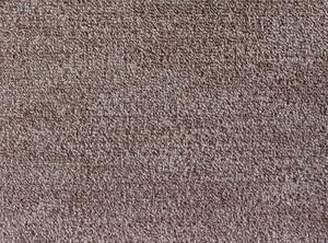 Spoltex koberce Liberec Metrážový koberec Leon 11344 Hnědý - Rozměr na míru s obšitím cm