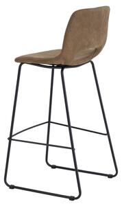 Barová židle wanor 75 cm hnědá