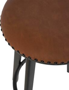 Barová židle yrub 76.5 cm hnědá