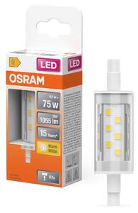 LED žárovka R7s 9,5 W SLIM LINE, teplá bílá, náhrada 75 W