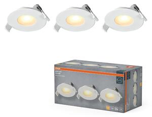 Vestavný LED reflektor 120°, teplá bílá, bílá