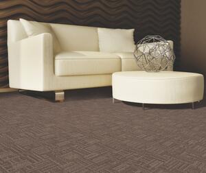 Metrážový koberec Marioka 22046 Tmavě hnědý - Rozměr na míru s obšitím cm