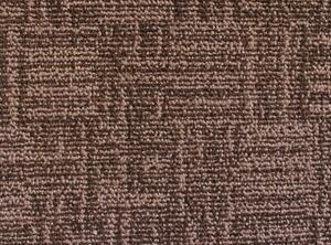Metrážový koberec Marioka 22046 Tmavě hnědý - Rozměr na míru s obšitím cm