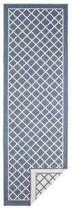NORTHRUGS - Hanse Home koberce Kusový koberec Twin Supreme 103426 Sydney blue creme – na ven i na doma - 80x250 cm