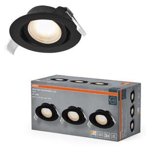 Vestavný LED reflektor CCT, laditelná bílá, černá