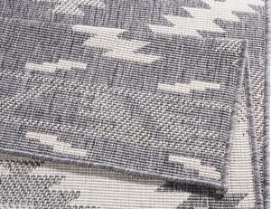 NORTHRUGS - Hanse Home koberce Kusový koberec Twin Supreme 103428 Malibu grey creme – na ven i na doma - 160x230 cm