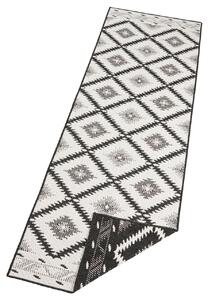 NORTHRUGS - Hanse Home koberce Kusový koberec Twin Supreme 103429 Malibu black creme ROZMĚR: 80x350