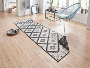 NORTHRUGS - Hanse Home koberce Kusový koberec Twin Supreme 103429 Malibu black creme – na ven i na doma - 120x170 cm