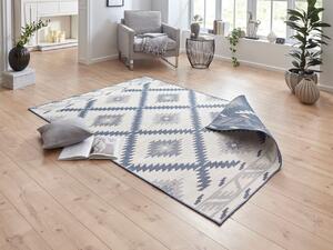 NORTHRUGS - Hanse Home koberce Kusový koberec Twin Supreme 103430 Malibu blue creme – na ven i na doma - 160x230 cm