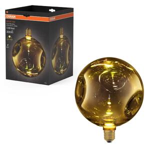 Matná LED žárovka E27 3,5 W DECOR LAMP, zlatá, velká