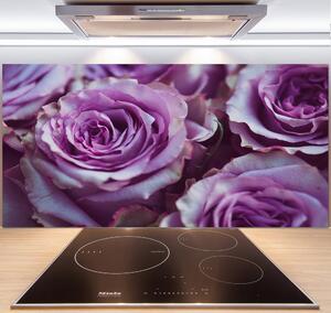 Panel do kuchyně Fialové růže pl-pksh-140x70-f-106010688