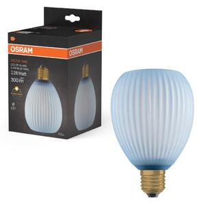 Matná LED žárovka E27 3,5 W DECOR LAMP, Modrá, náhrada 28 W