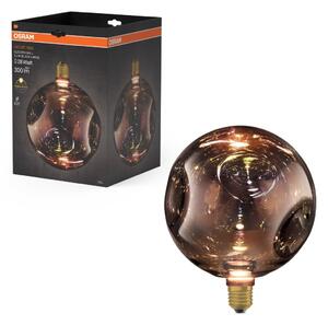 Matná LED žárovka E27 3,5 W DECOR LAMP, černá, velká